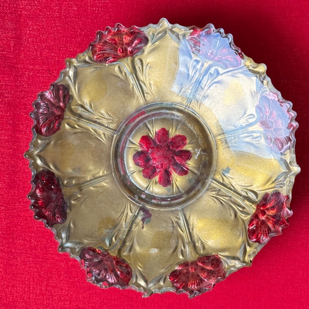 VTG GOOFUS GLASS Small Plate 6"